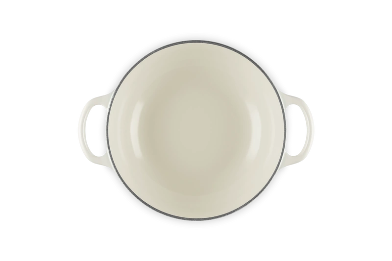 Le Creuset - garnek żeliwny do gulaszu 2,2 l 22 cm meringue