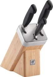 Zwilling - Zestaw 3 noży w bloku samoostrzącym Four Star - Brązowy