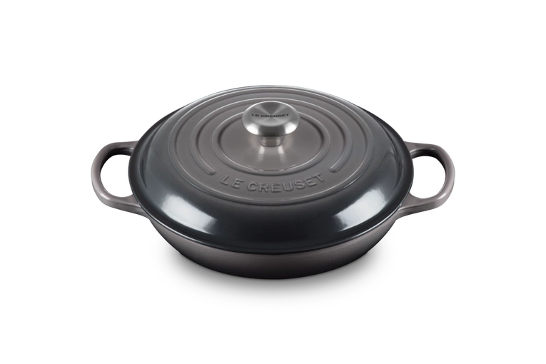Le Creuset - garnek patelnia Gourmet Signature 26 cm 2,2 l flint