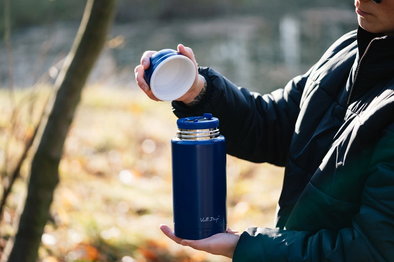 Vialli Design - Termos obiadowy 750ml FUORI granatowy