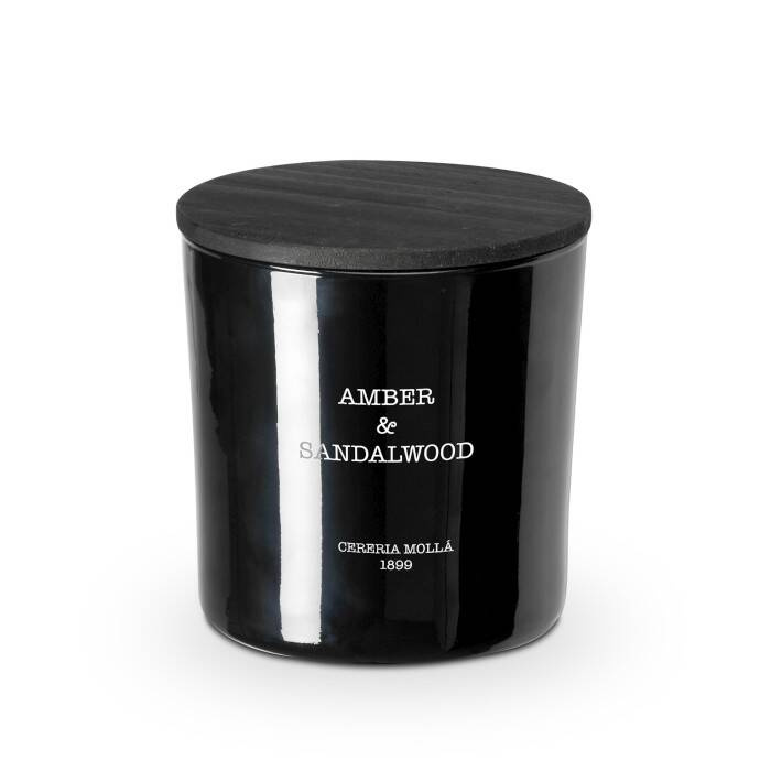 Cereria Molla - Świeca XL 600 gr. Amber and Sandalwood