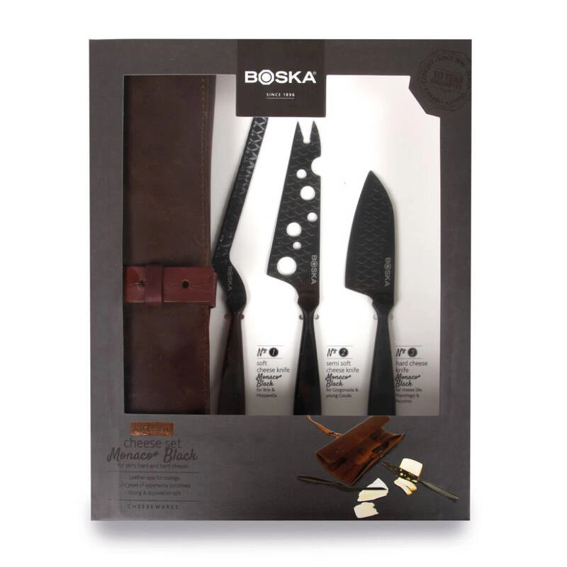 Boska - Zestaw noży Monaco+ czarny