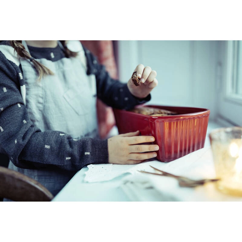 Emile Henry - Keksówka / Forma do pieczenia chleba - 31x13cm - czerwony