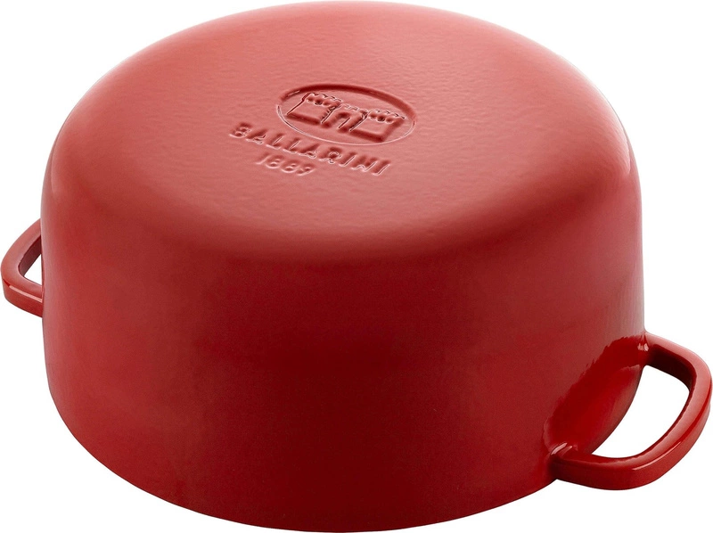 Ballarini - garnek żeliwny okrągły 5.5 ltr, czerwony Bellamonte