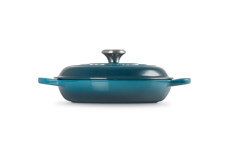 Le Creuset - garnek patelnia Gourmet Signature 26 cm 2,2 l deep teal