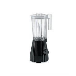 Alessi - blender kielichowy, czarny Plisse