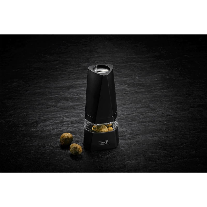 Lurch - młynek do gałki muszkatołowej, śred. 5 x 13,5 cm, czarny Tango
