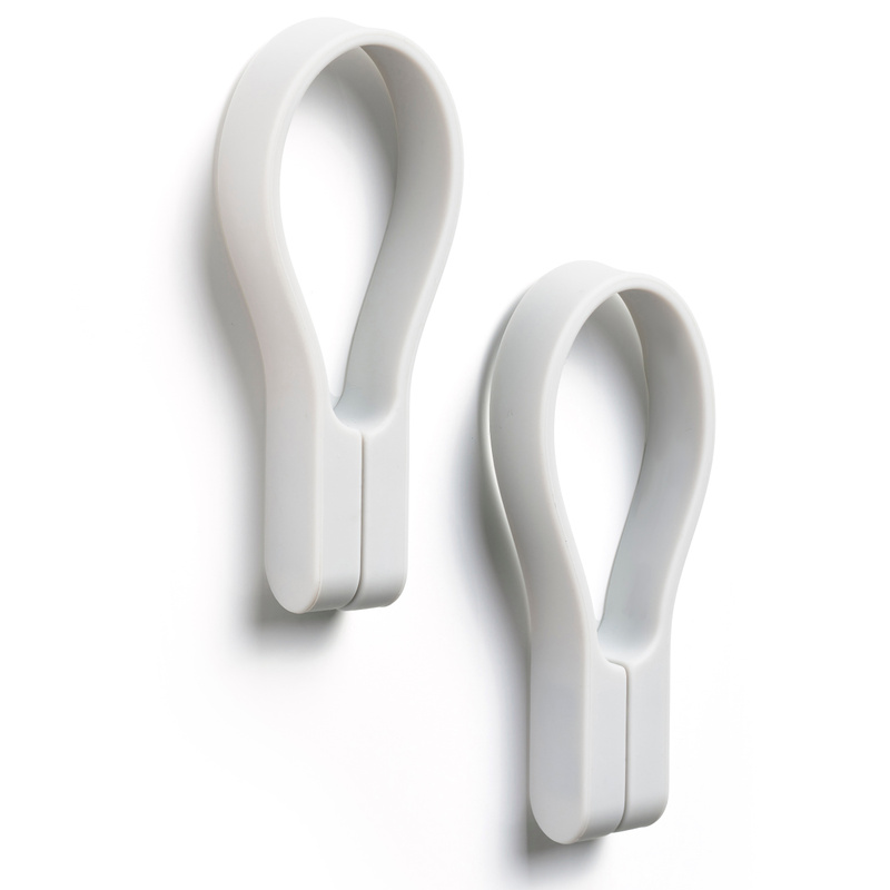 Zone Denmark - Haczyki ścienne magnetyczne 2 sztuki Soft Grey