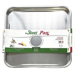 Steel Pan - Forma niska do pieczenia stalowa z nieprzywierającą teksturą 36x36x3.5 cm
