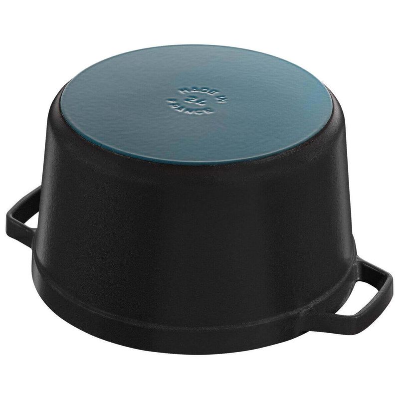 Staub - Garnek żeliwny okrągły wysoki - 4.8 ltr, Czarny