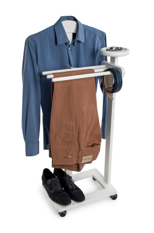 ARREDAMENTI - ANTIMO Stojak na ubrania i garnitury - 44 x 35 cm, Biały