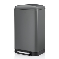 Kela - Kosz na śmieci 30 l szary Davino