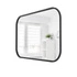 Umbra - Lustro prostokatne 61 x 91cm czarne, HUB