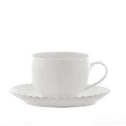 La Porcellana Bianca - zestaw 6 filiżanek do herbaty ze spodkiem 200 ml Momenti
