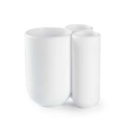 Umbra - Pojemnik na szczoteczki do zębów biały, TOUC