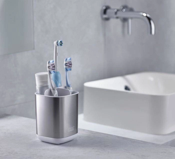 Joseph Joseph - Organizer na przybowy do mycia zebów S, biały