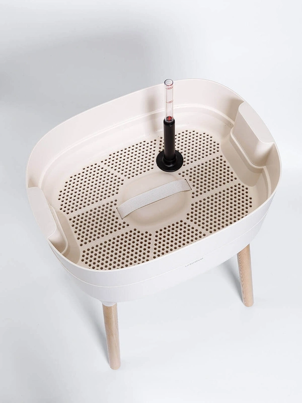 Urbalive - Kwietnik domowy 77 x 50 x 38 cm, kremowy