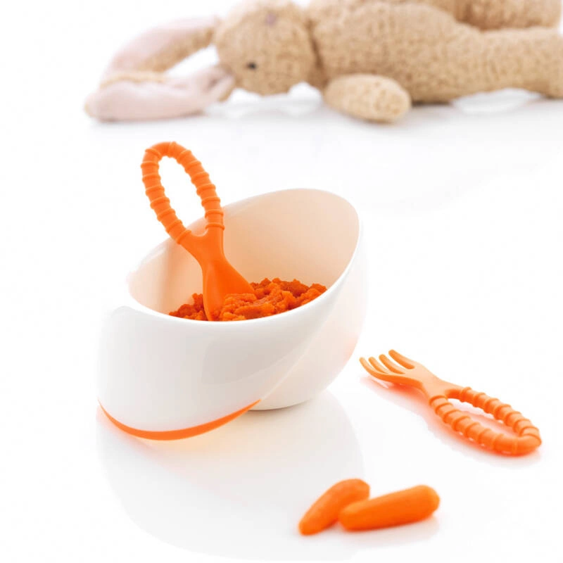 Mastrad - Pierwsza miseczka dziecka, pomarańczowapomarańczowy