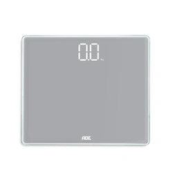 ADE - duża waga łazienkowa, do 220 kg, 35 x 30 cm, szara