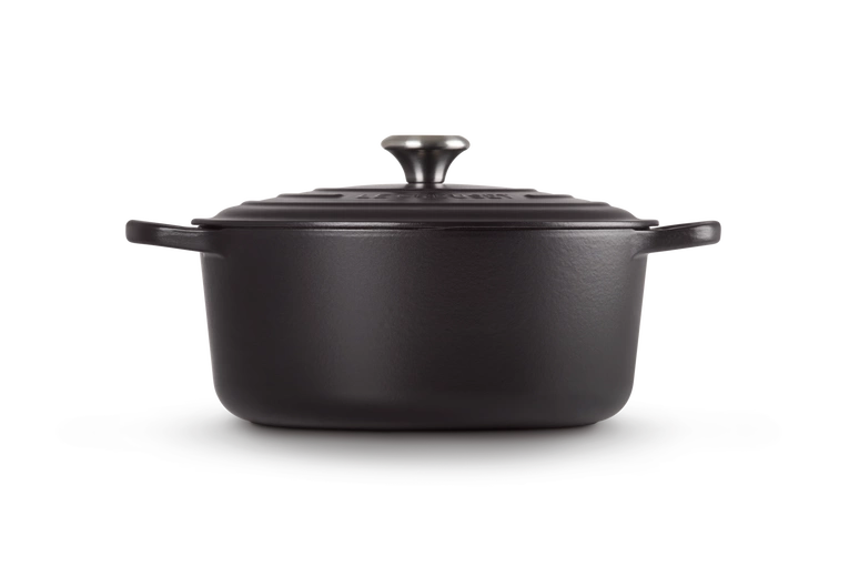 Le Creuset - garnek żeliwny Signature 26 cm 5,3 l czarna