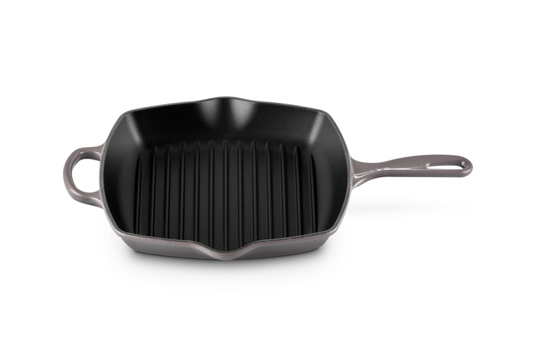 Le Creuset - patelnia żeliwna grillowa z dwoma uchwytami 26 cm Flint