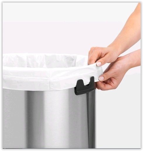 Brabantia - Kosz na śmieci Touchbin 60 l stal matowa