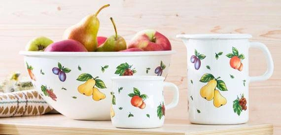 Riess - Misa ceramiczna 4l Fruit Garden Streublumen