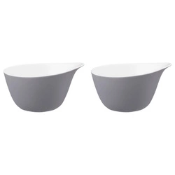 Seltmann - LIFE FASHION ELEGANT GREY Zestaw 2 miseczek z uchwytem 600 ml