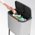 Brabantia - kosz na śmieci Bo Touch Bin 36L stal matowa FPP 