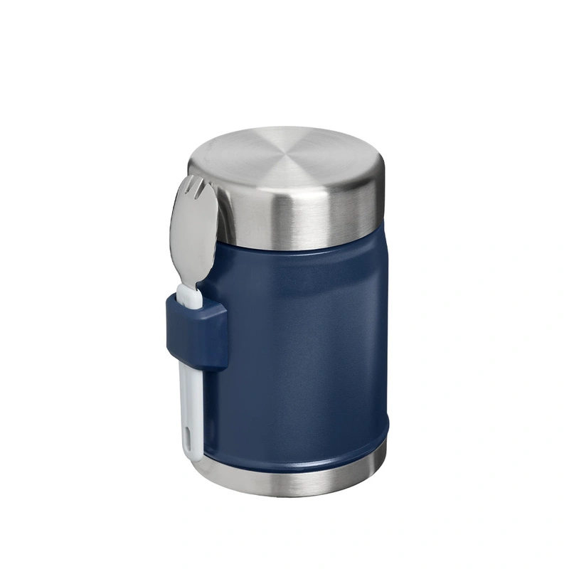 Stanley - Termos obiadowy ze sztućcem Navy Blue 0,4 L granatowy