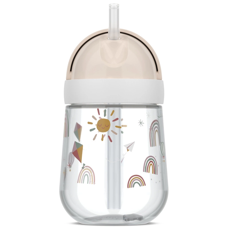 Mepal - Kubek dziecięcy ze słomką 300ml Mio Sunshine & Rainbow