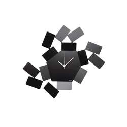 Alessi - zegar ścienny, czarny LA STANZA DELLO SCIROCCO