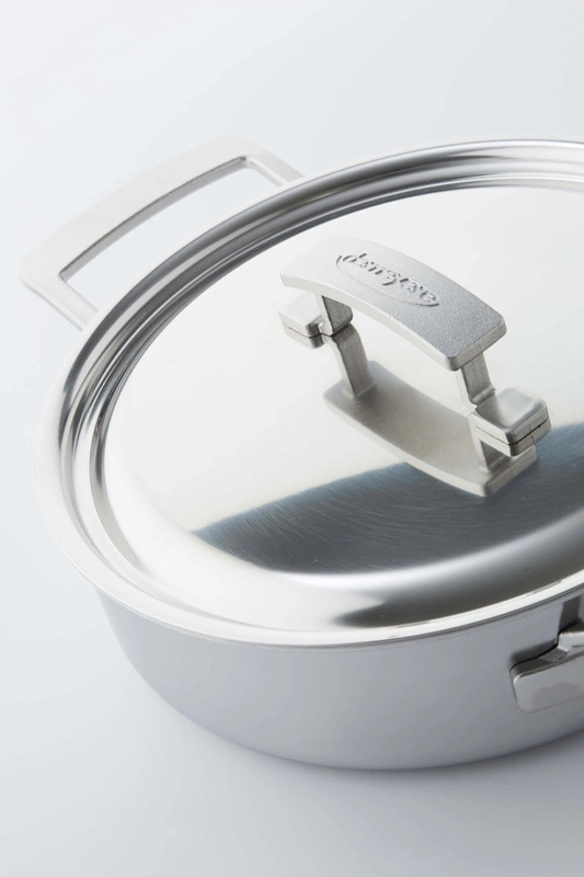 Demeyere - INDUSTRY 5 Patelnia głęboka 2H z pokrywką 24 cm