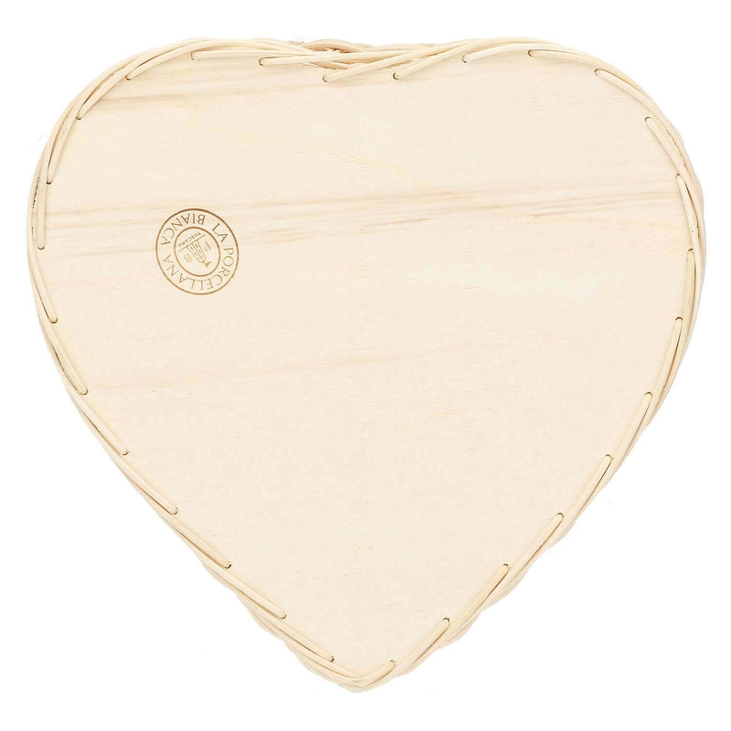 La Porcellana Bianca - wiklinowy kosz na naczynie do zapiekania serce Midollino