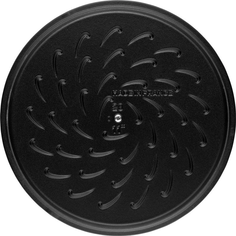 Staub - głęboka patelnia żeliwna Chistera zielona 24 cm