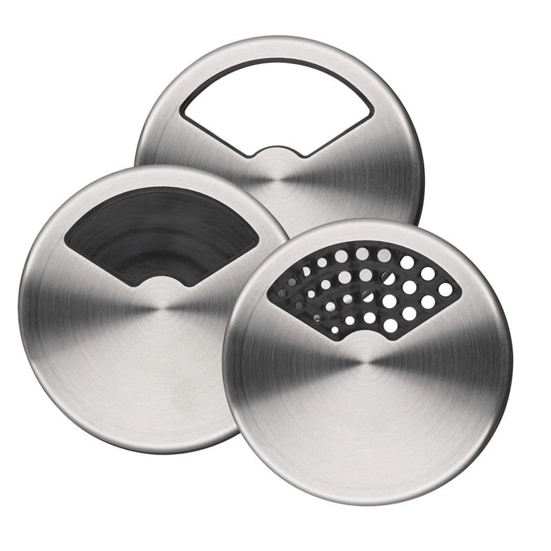 Kela - Przyprawnik szklany stal Miko