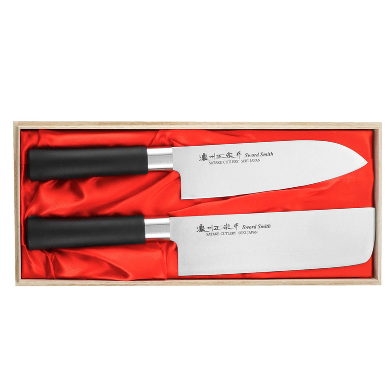 Satake - Saku PP Zestaw Nóż Santoku + Nakiri