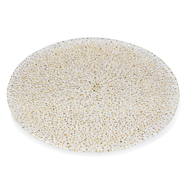 IVV - Patera na ciasto ? 32,5 cm -złota