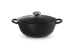 Le Creuset - La Marmite garnek żeliwny rodzinny czarny mat 28 cm