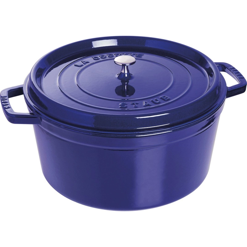 Staub - garnek brytfanna żeliwna niebieska 8,35 l 30 cm