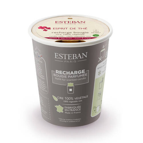 Esteban - Wkład do świecy zapachowej 180g Esprit de The