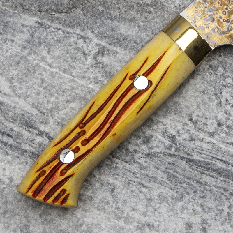 Takeshi Saji - OBB Black VG-10 Color Nóż Bunka 17 cm