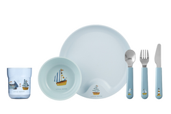 Mepal - Zestaw obiadowy dziecięcy 6szt. MIO Sailors Bay
