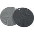 Lurch - podkładki do gorących naczyń, 2 szt., silikon, śred. 20 cm, szare