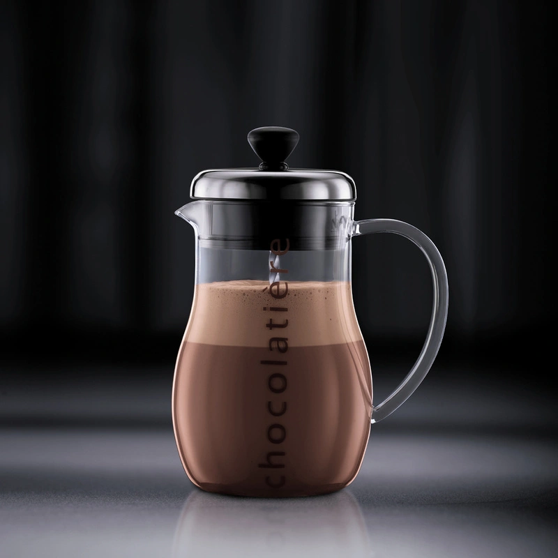 Bodum - dzbanek do gorącej czekolady Chocolatiere 1L Chrome