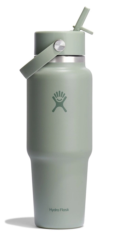 Hydro Flask - Butelka 32oz Wide FlexStraw Travel Bottle Agave