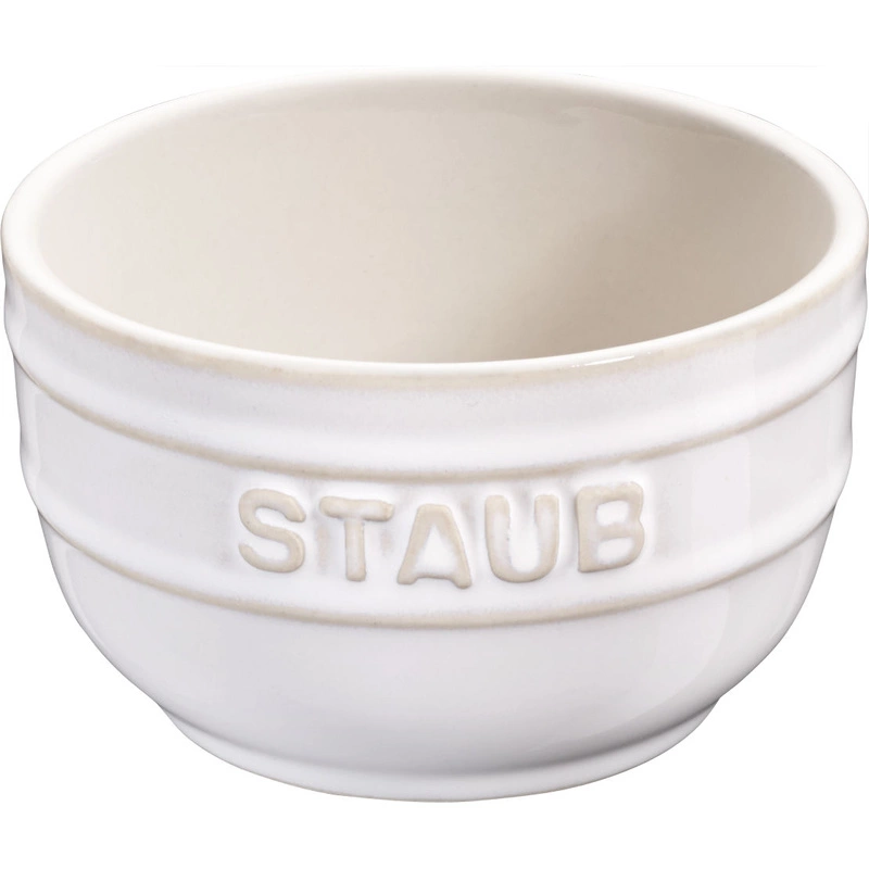 Staub - mini ramekin okrągły, 2 szt. 200 ml, kość słoniowa