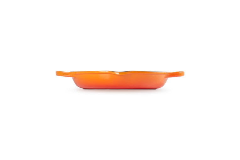 Le Creuset - patelnia żeliwna grillowa 25 cm Płomienna