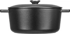 Fissler -Garnek żeliwny 24 cm  4,2 l czarny