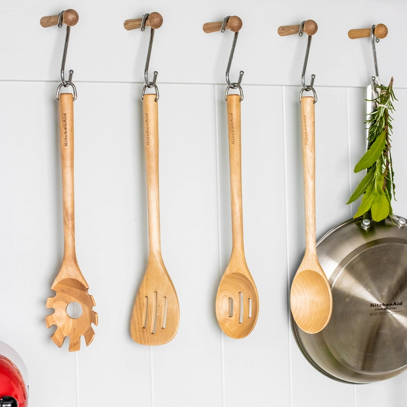 KitchenAid Culinary Tools - łyżka drewniana z dziurkami CORELINE Birch